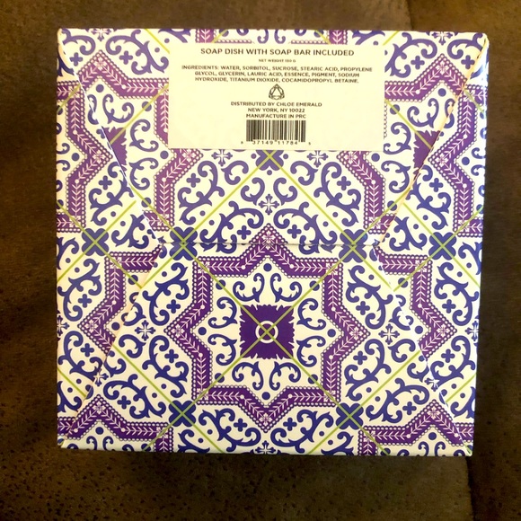 Chloe Emerald Soap Dish Set - Picture 3 of 6